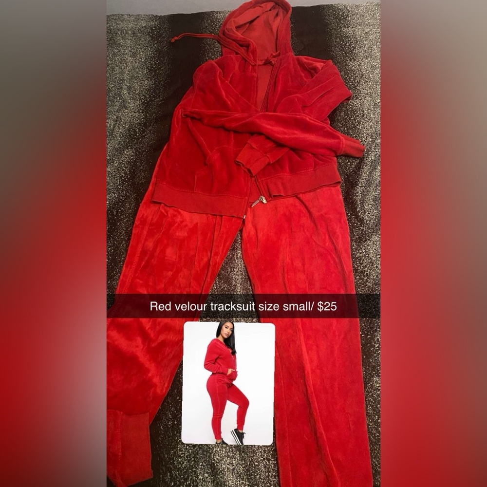 Red tracksuit